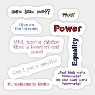 Vine/Tumblr quote sticker pack Sticker